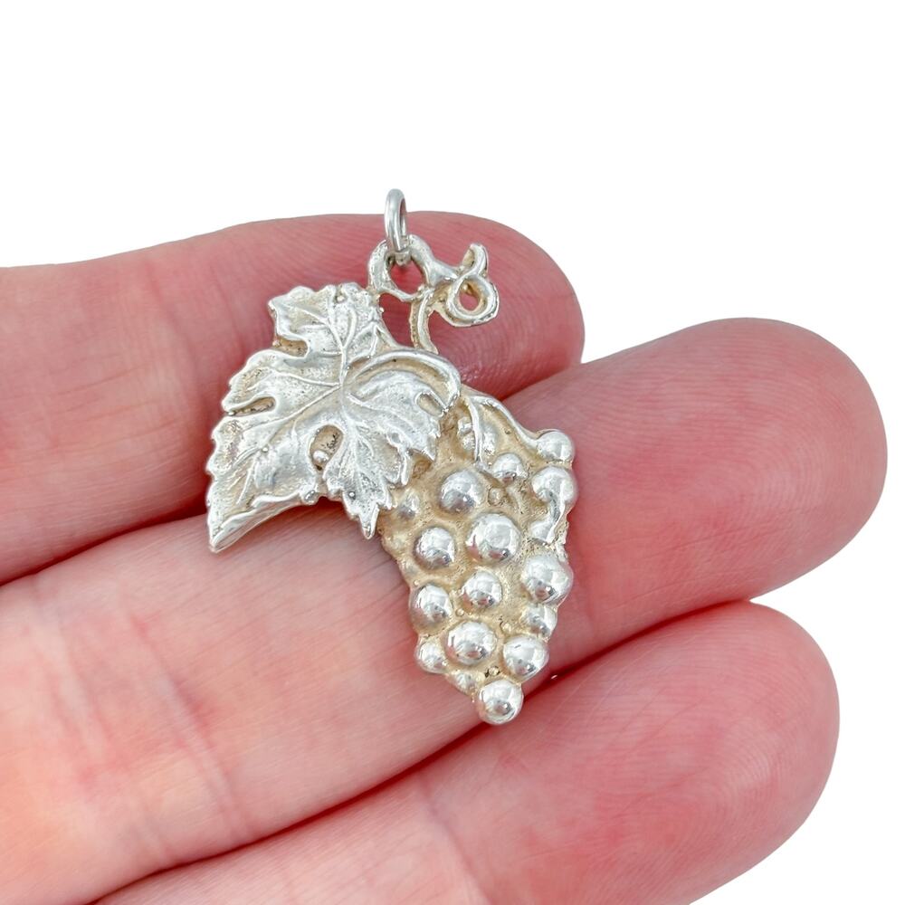 Vintage Sterling Silver 925 Grape Cluster Charm